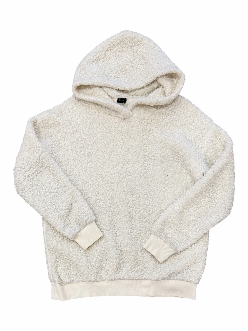 Free Press Cozy Cream Oversized Sherpa Hoodie XS